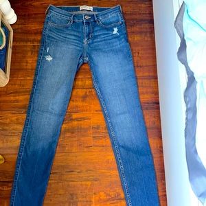 meant to be ripped. gently worn.